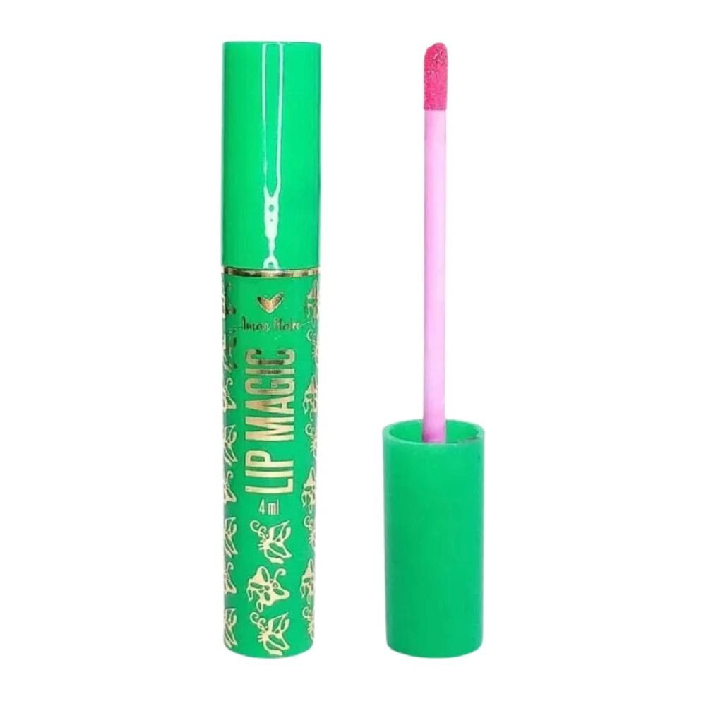  Batom Líquido Lip Magic Verde Amar Make 60056 