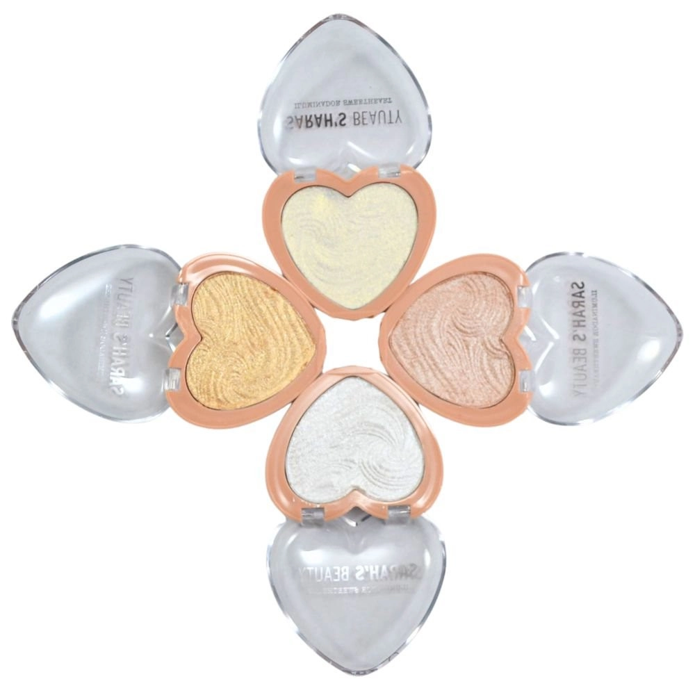  Kit 4 Iluminador Sweetheart Sarahs Beauty S6304 