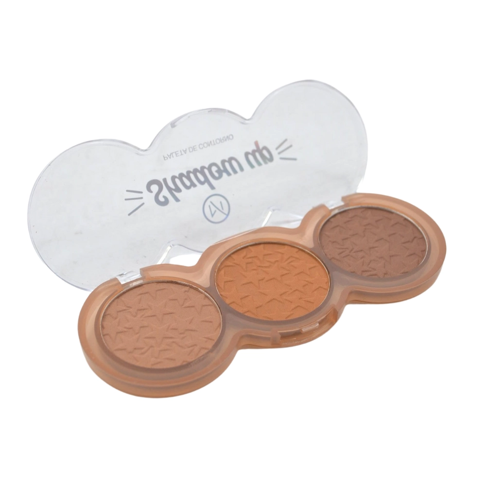  Paleta de Contorno 3 Tons Shadow Up Mylife MY8284 Cor 04 