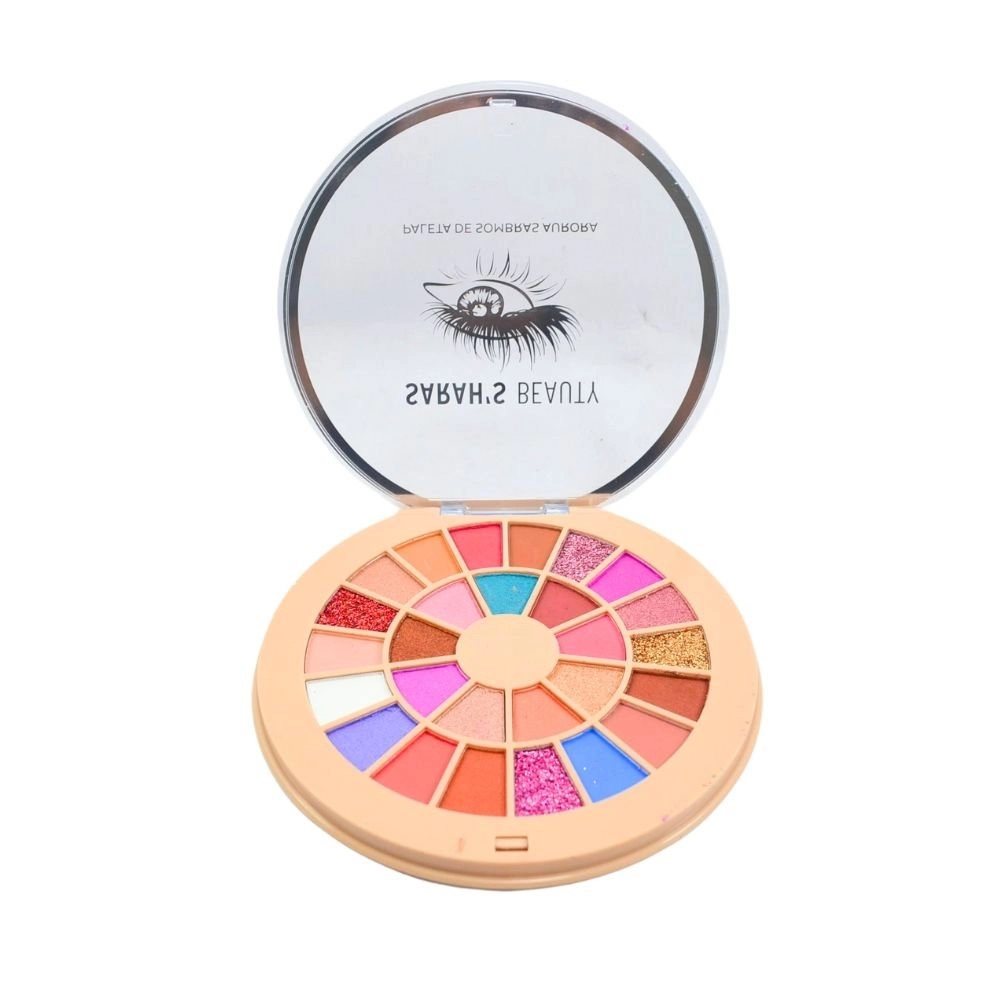  Paleta de Sombras Aurora Cor B Sarahs Beauty S6287 