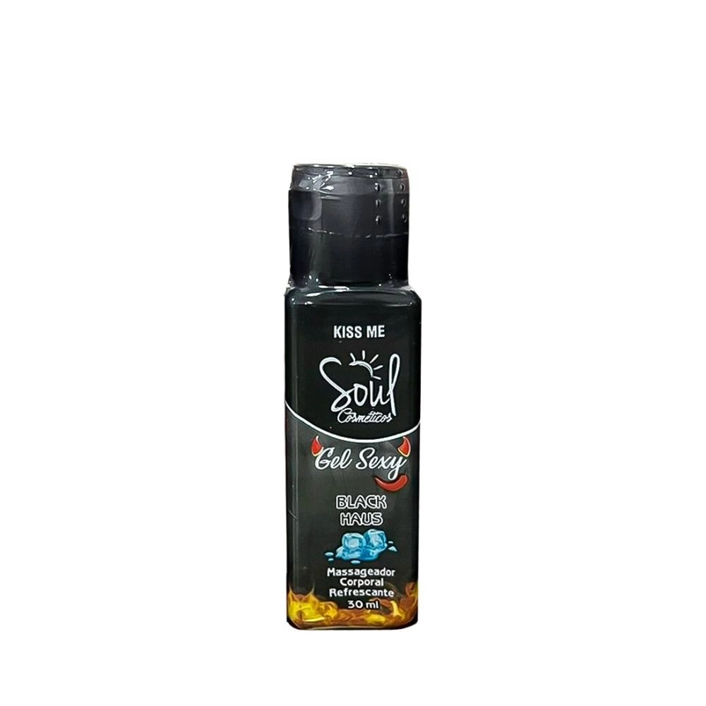  Massageador Corporal Gel Sexy Black Haus Soul Cosméticos 