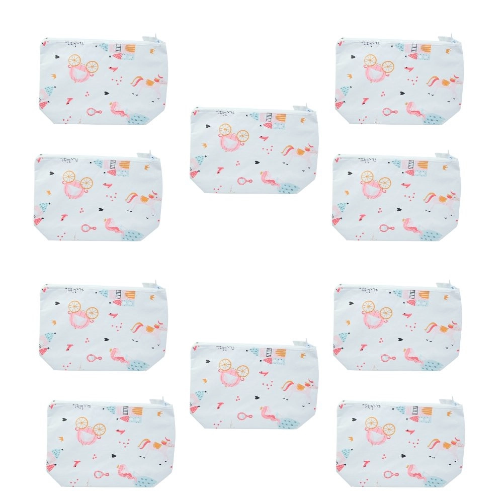  Pacote 10 Necessaire de Ziper Princesas Aliah AL12 