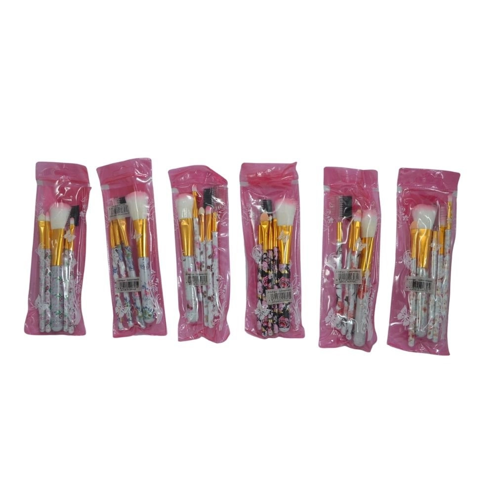  Kit de Pincel com 5 Pincéis Make Lolita QBM00803 