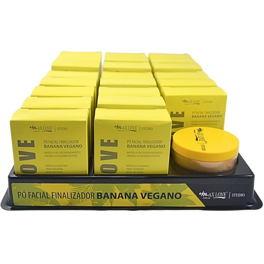  Box 22 Pó Banana Finalizador Vegano Max Love 