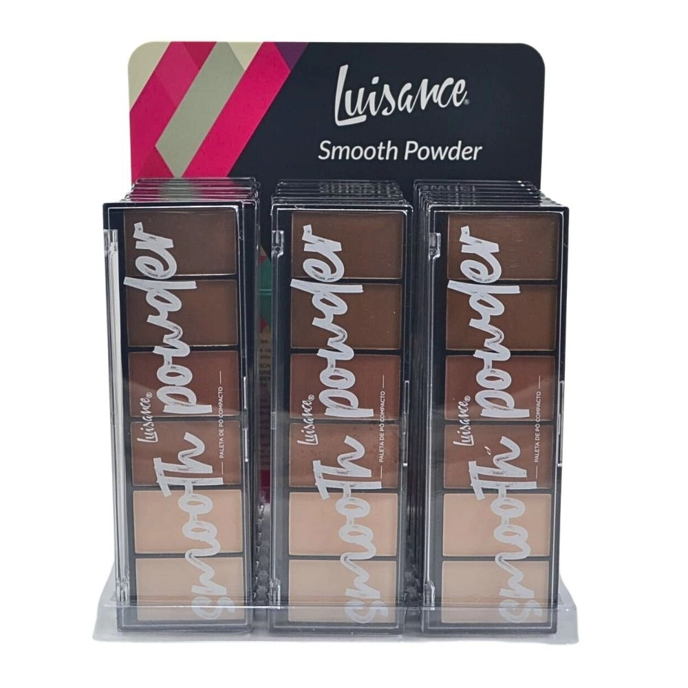  Box 24 Paleta de Pó Compacto Smooth Powder Luisance L3120 