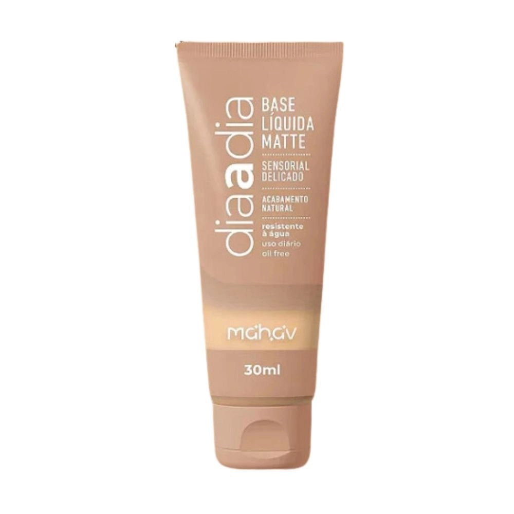  Base Líquida Matte Vegana Dia a Dia Cor 3 Mahav BMMV03 