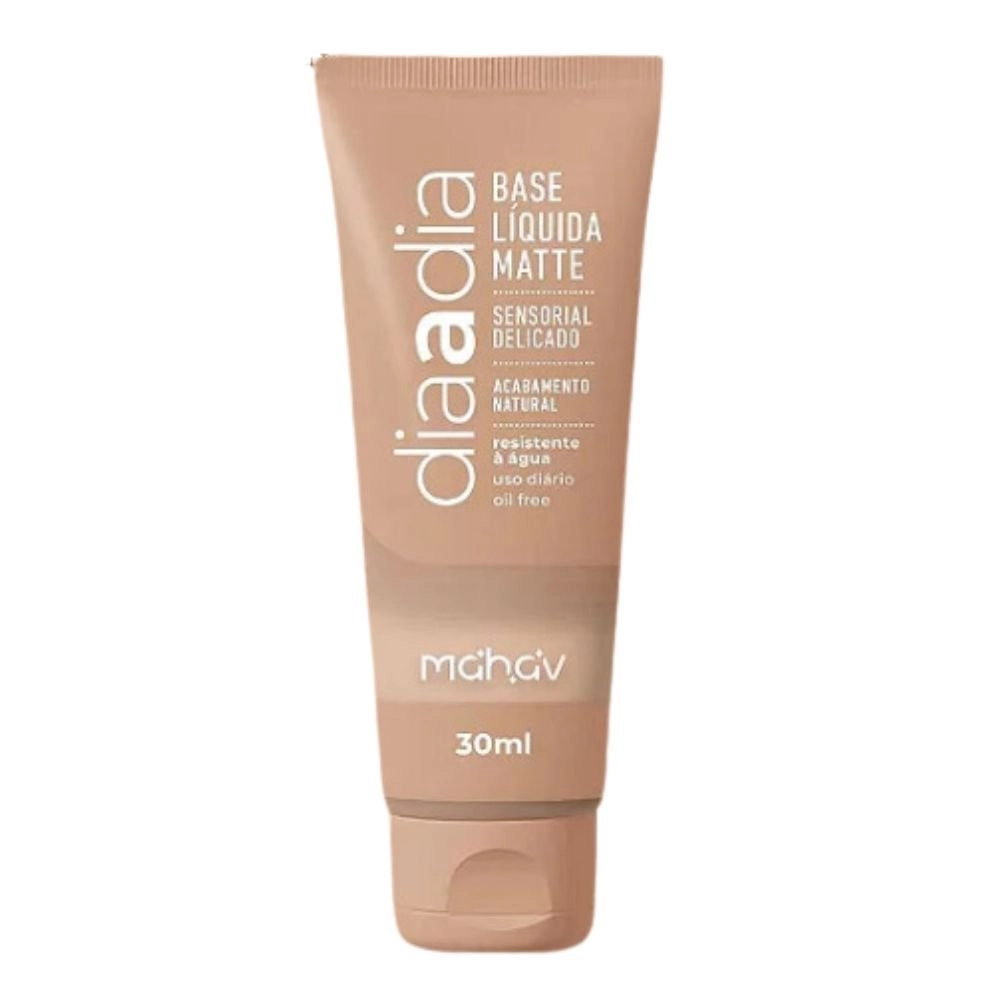  Base Líquida Matte Vegana Dia a Dia Cor 4 Mahav BMMV04 