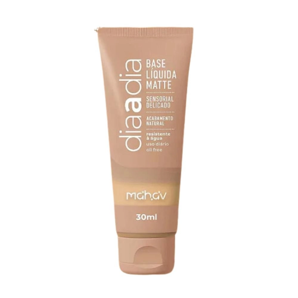  Base Líquida Matte Vegana Dia a Dia Cor 5 Mahav BMMV05 