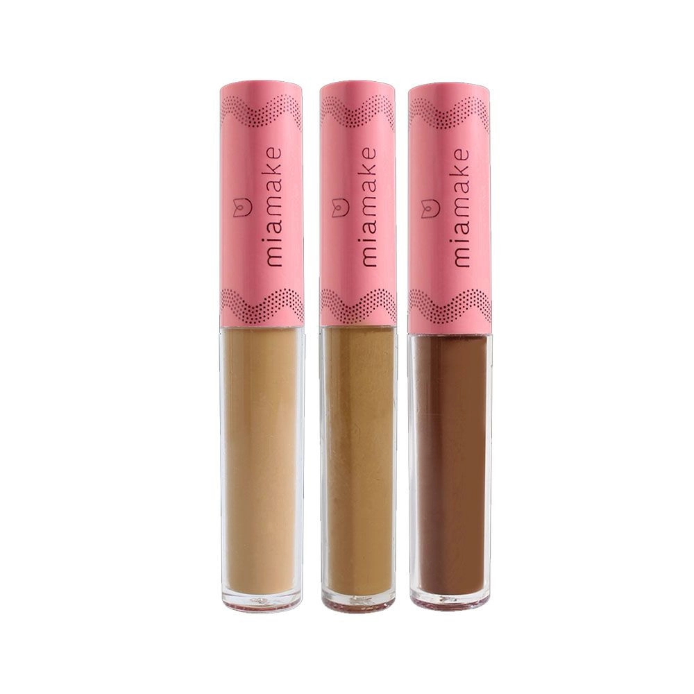  Kit 3 Corretivo Líquido Matte Cores Escuras Mia Make 249 