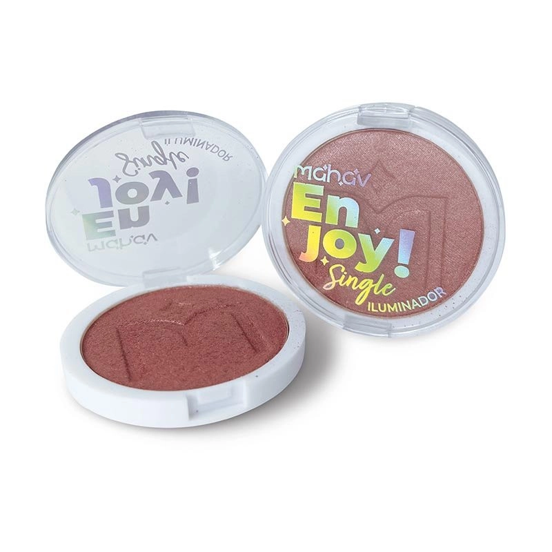  Pó Iluminador Vegano Enjoy! Single Nude Crystal Mahav ESBMVNC 