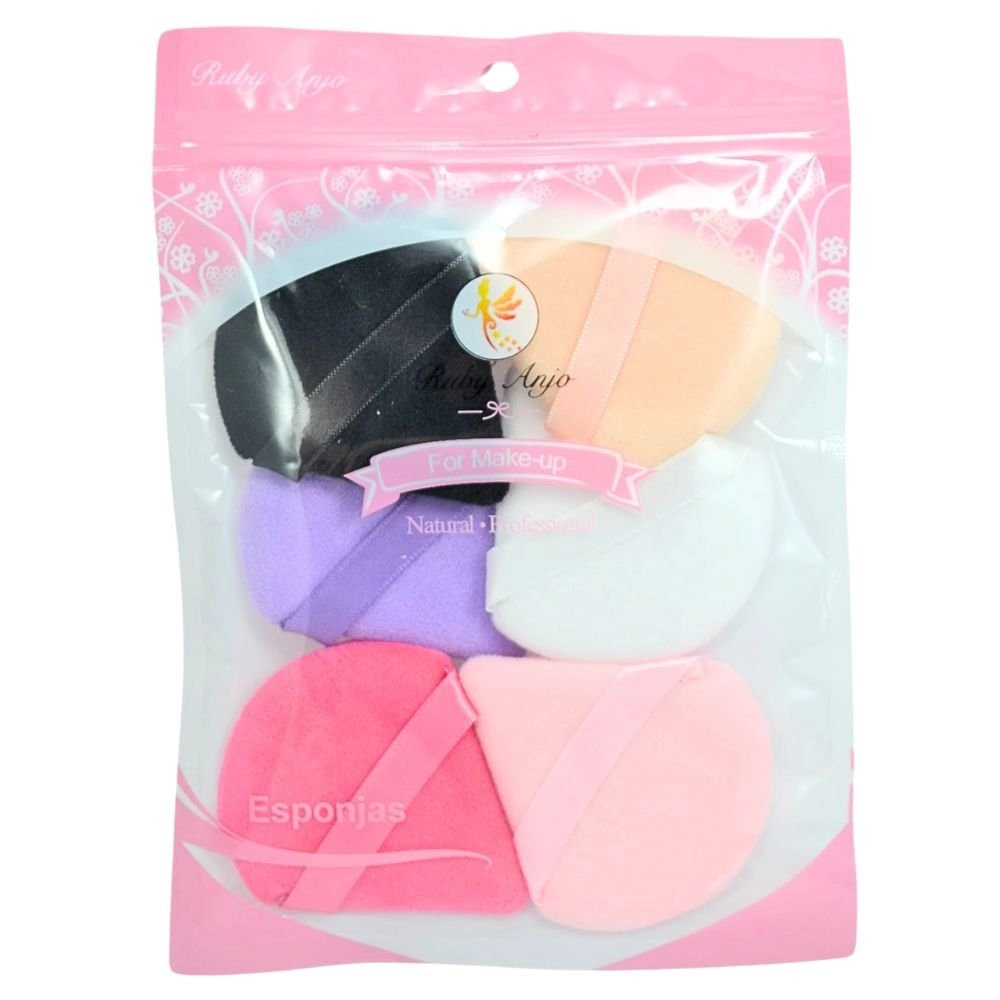  Esponja para Pó com 6 Unidades For Make Up Ruby Anjo WL355 
