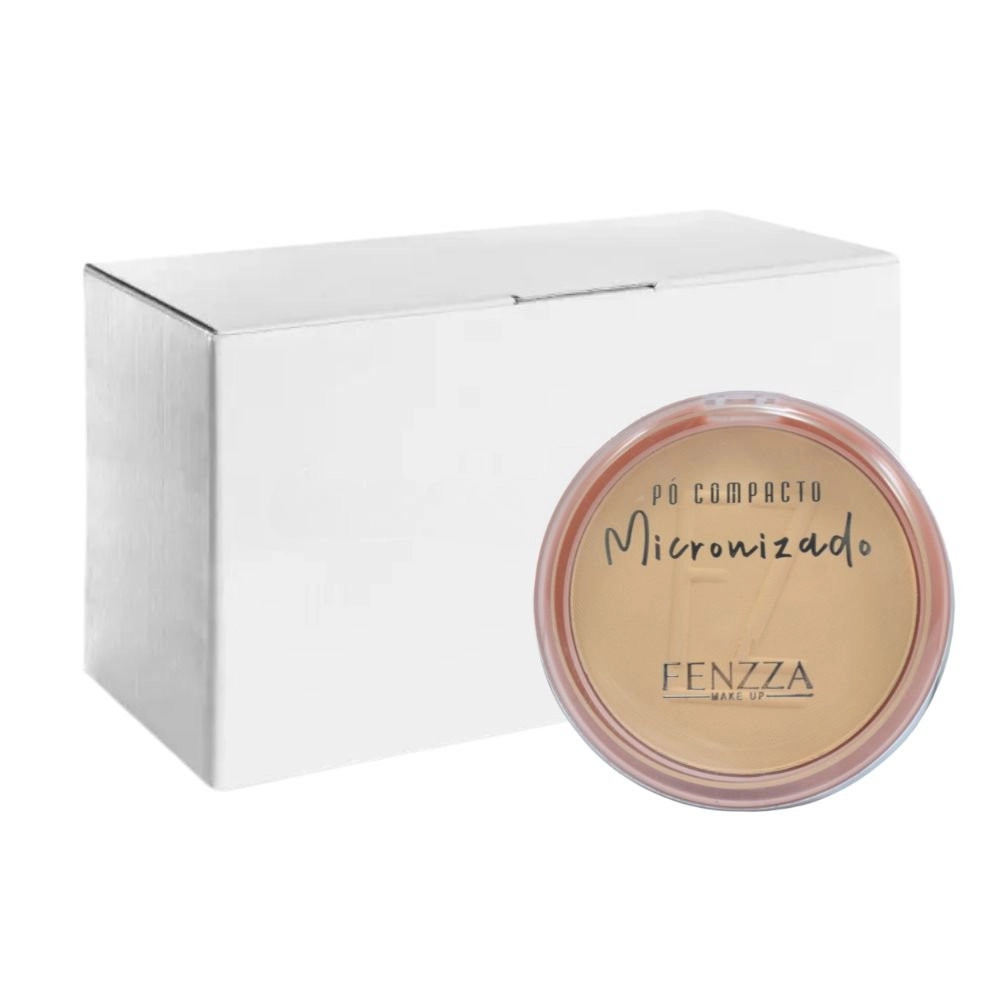  Box 12 Pó Compacto Micronizado Cor 1 Fenzza FZ34020 