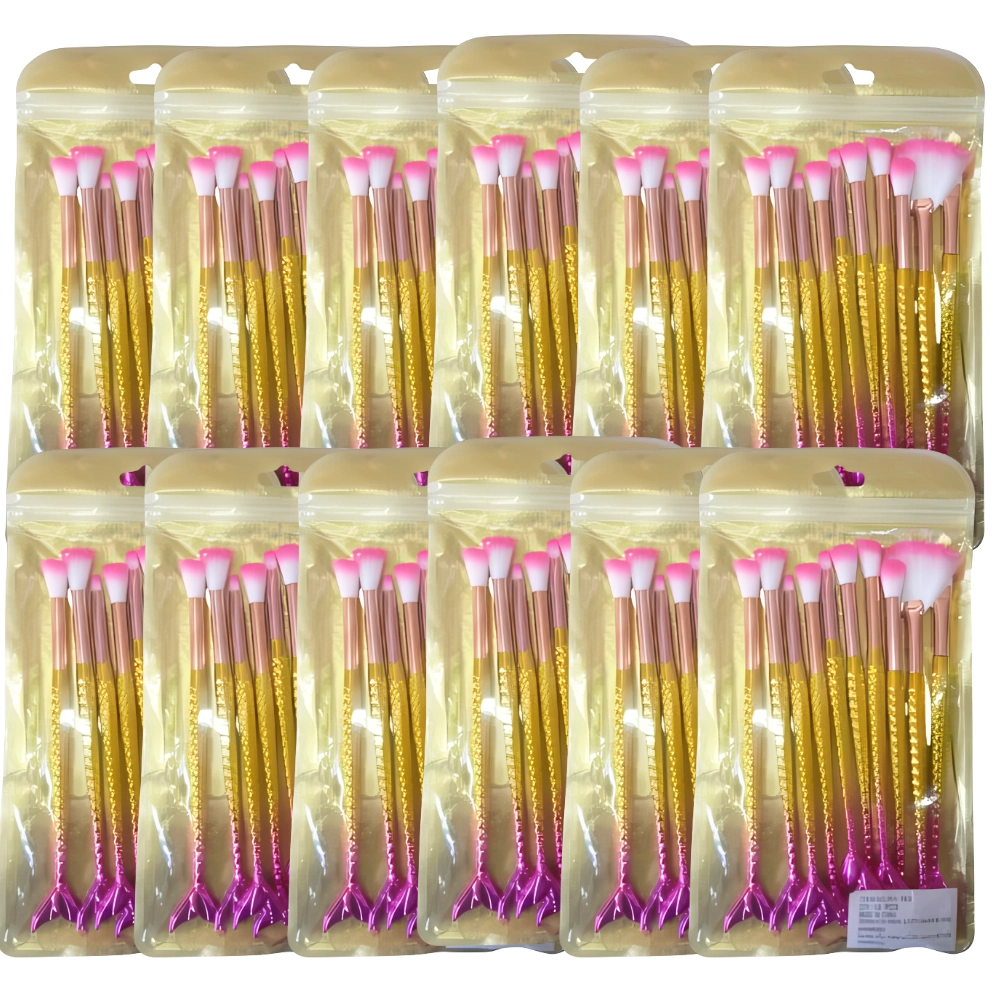  Pacote 12 Kit de Pincel com 10 Pincéis Sereia FJ515 