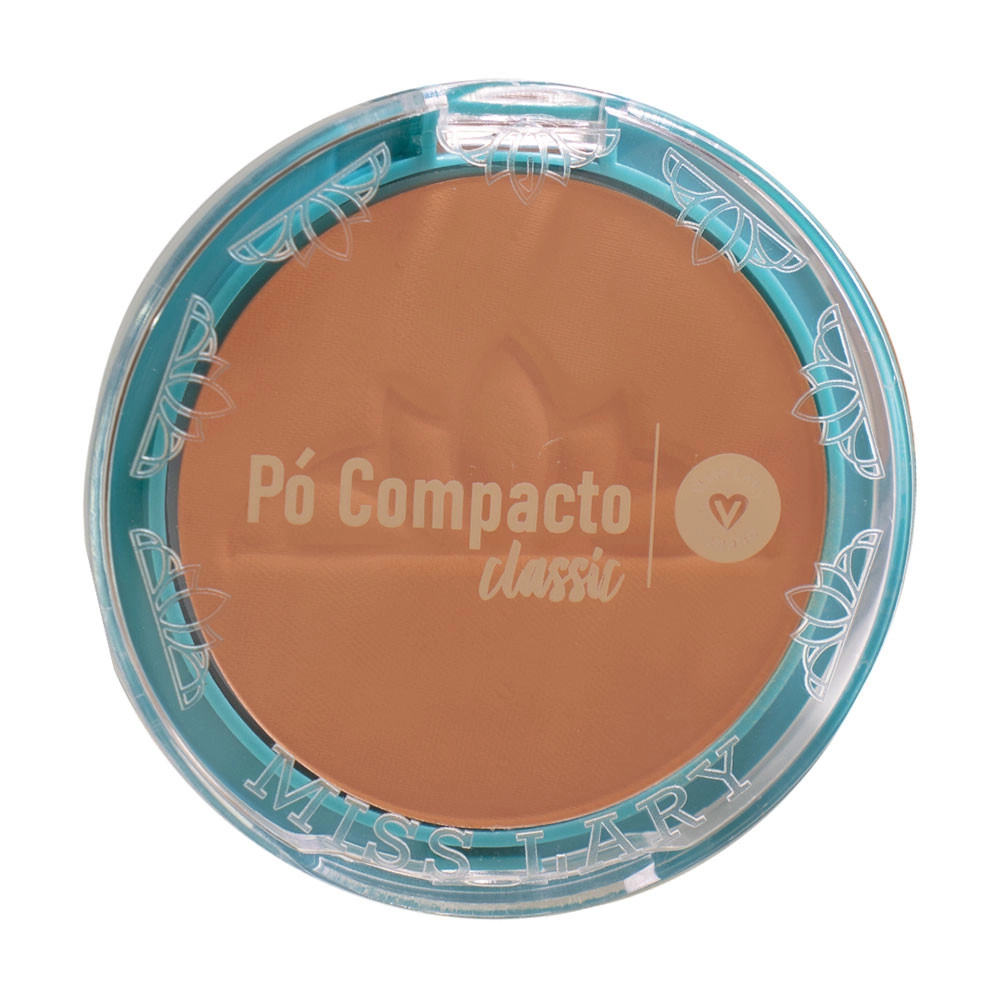  Pó Compacto Vegano Cor 8 Miss Lary ML301 