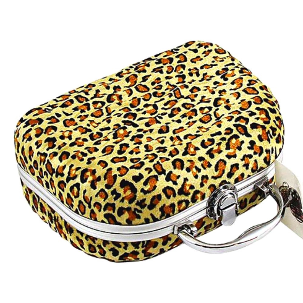  Maleta de Maquiagem Completa Glamourosa Onça Fenzza FZ60004 