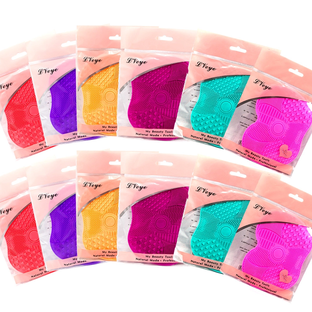  Pacote 12 Lava Pincéis Tapete de Silicone WL184 